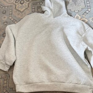 Women's Lightweight Pullover Hoodie - Light Heather Gray